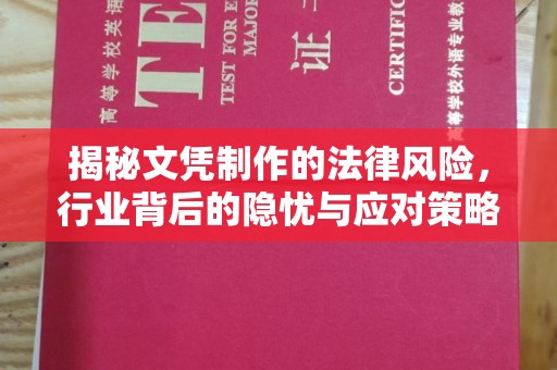 利川揭秘文凭制作的法律风险，行业背后的隐忧与应对策略
